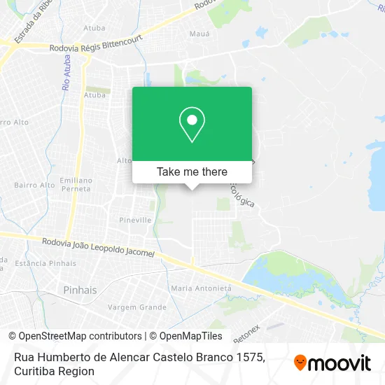 Rua Humberto de Alencar Castelo Branco 1575 map