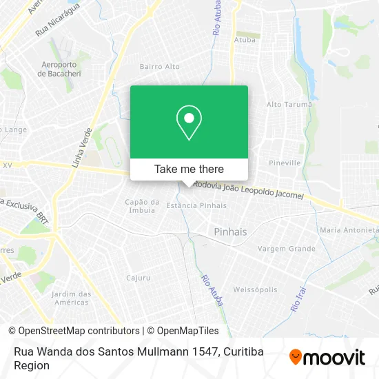 Rua Wanda dos Santos Mullmann 1547 map