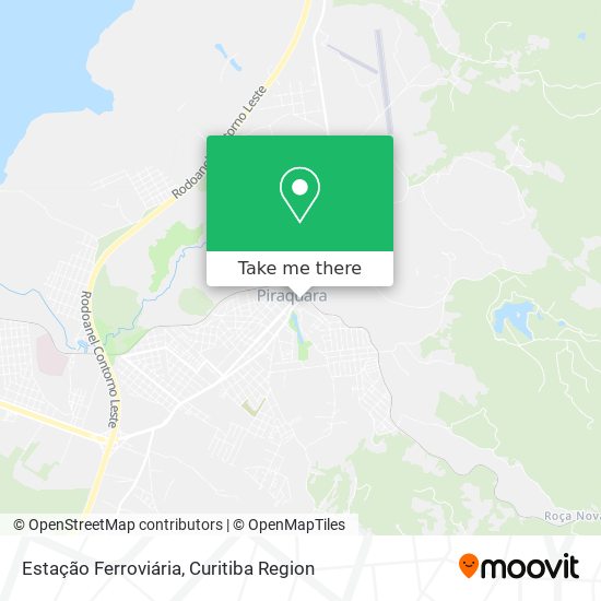 Estação Ferroviária map