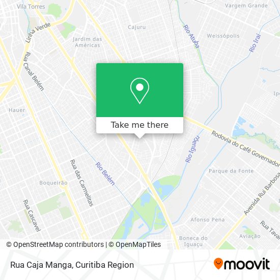 Rua Caja Manga map