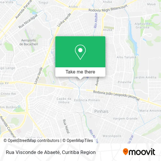Rua Visconde de Abaeté map
