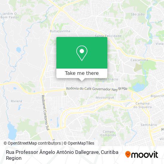 Rua Professor Ângelo Antônio Dallegrave map
