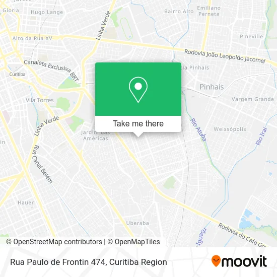 Rua Paulo de Frontin 474 map