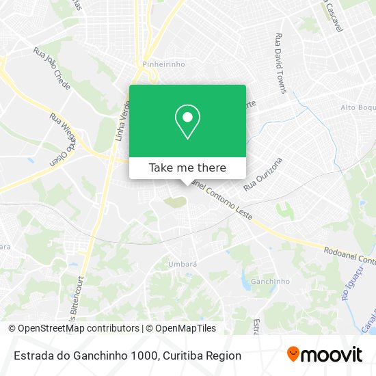 Estrada do Ganchinho 1000 map