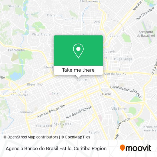 Mapa Agência Banco do Brasil Estilo