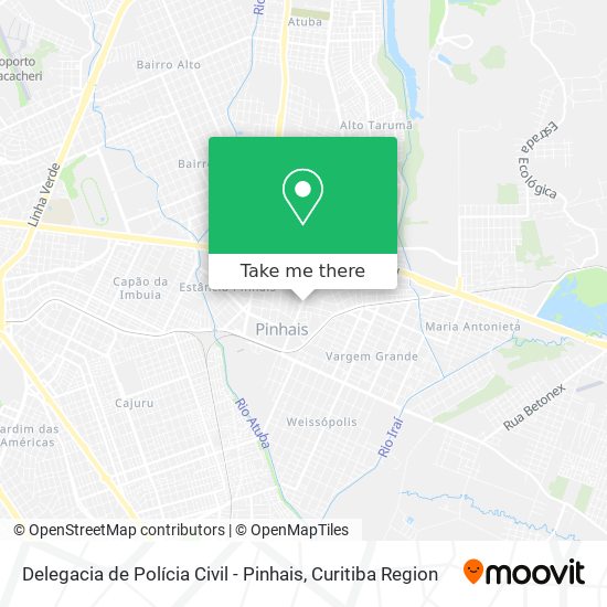 Delegacia de Polícia Civil - Pinhais map