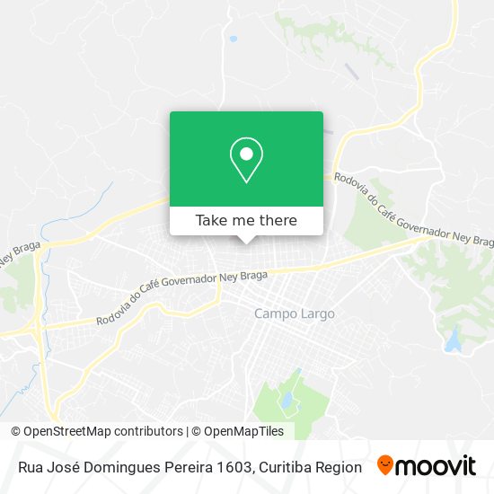 Rua José Domingues Pereira 1603 map