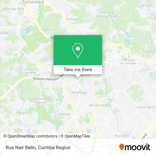 Rua Nair Bello map