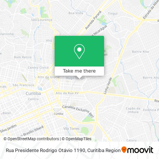 Rua Presidente Rodrigo Otávio 1190 map