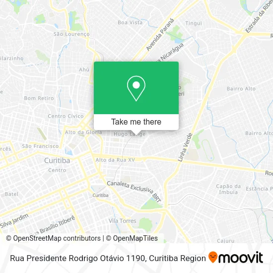 Rua Presidente Rodrigo Otávio 1190 map