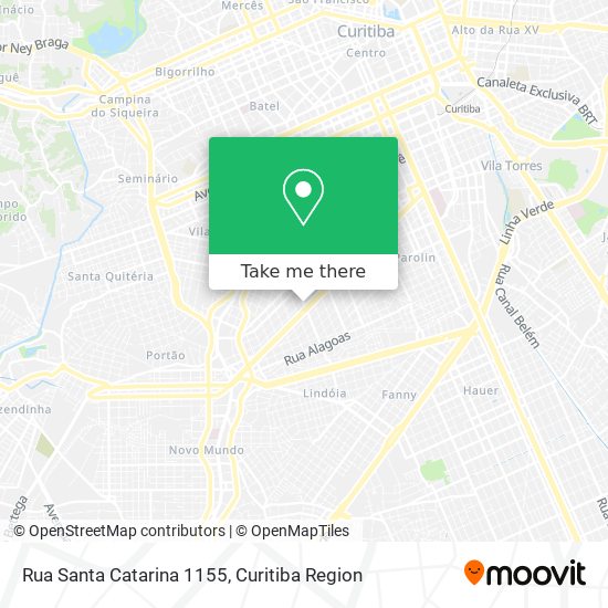 Rua Santa Catarina 1155 map