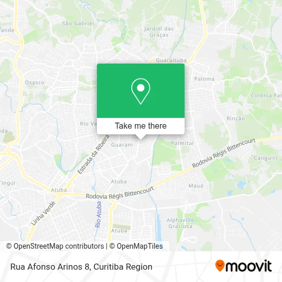 Rua Afonso Arinos 8 map