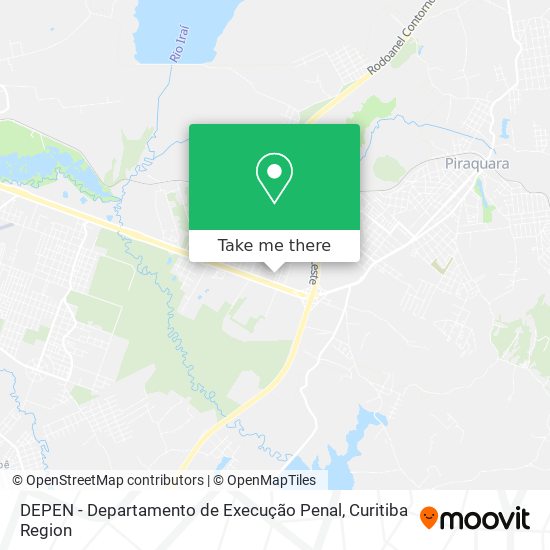 DEPEN - Departamento de Execução Penal map