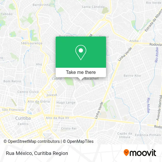 Rua México map