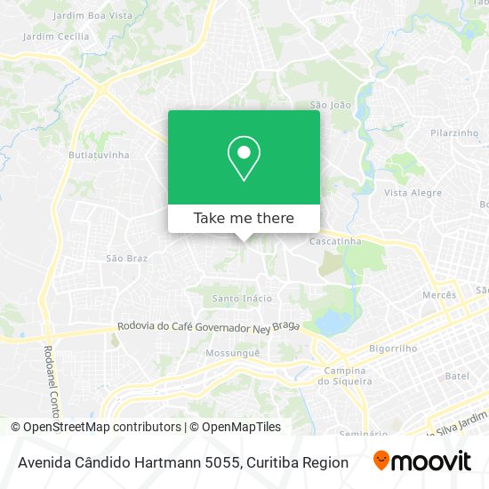 Avenida Cândido Hartmann 5055 map