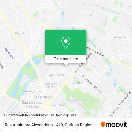 Rua Almirante Alexandrino 1410 map