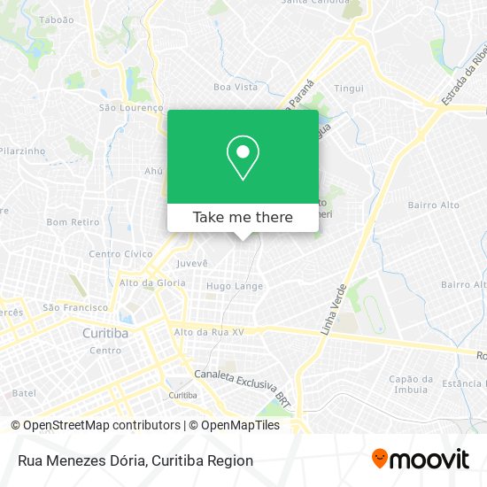 Rua Menezes Dória map