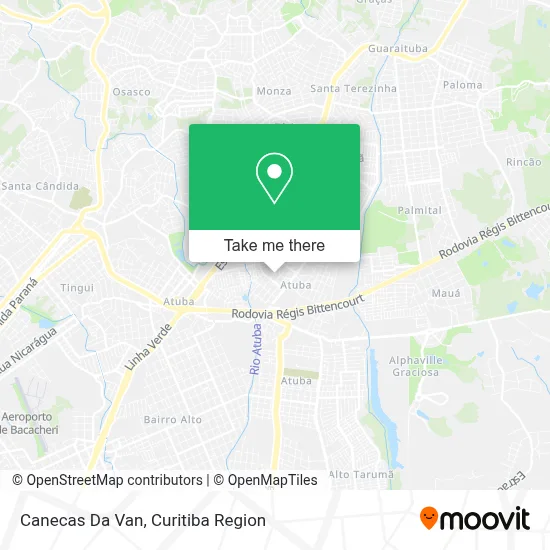Canecas Da Van map