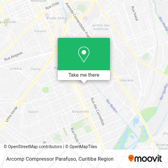 Arcomp Compressor Parafuso map