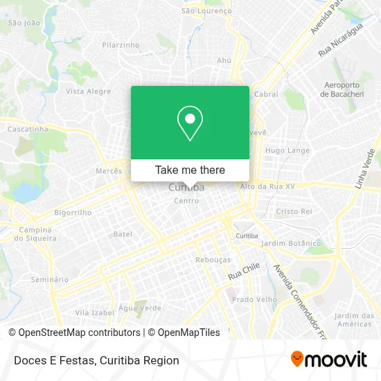 Doces E Festas map