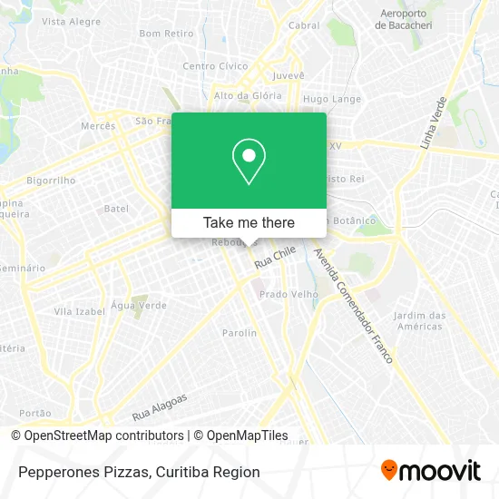 Pepperones Pizzas map