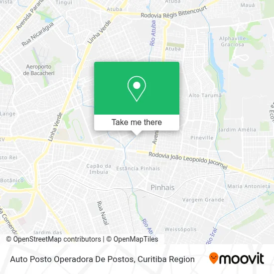 Auto Posto Operadora De Postos map
