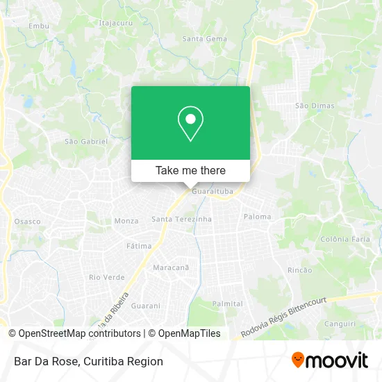 Bar Da Rose map