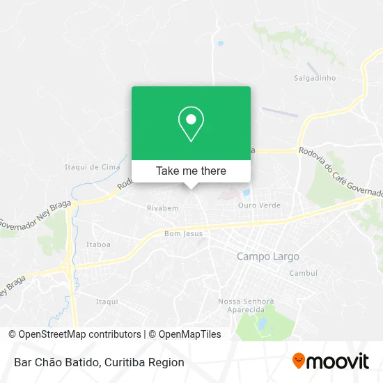 Bar Chão Batido map