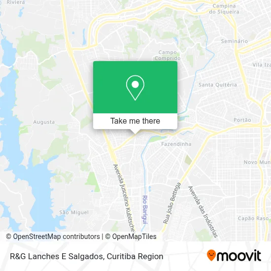 R&G Lanches E Salgados map