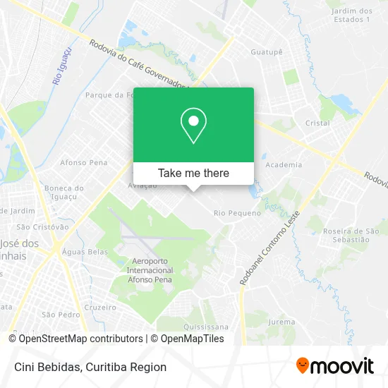 Cini Bebidas map