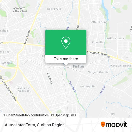 Autocenter Totta map