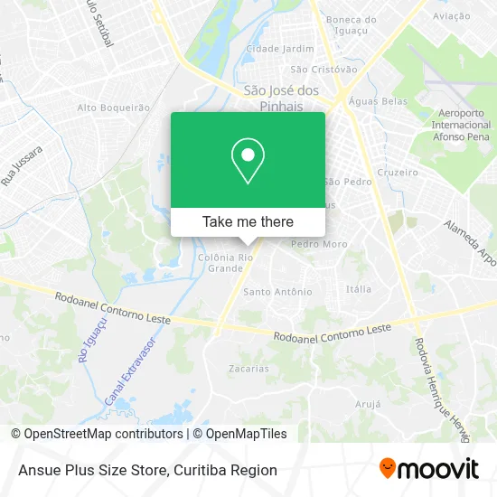 Ansue Plus Size Store map