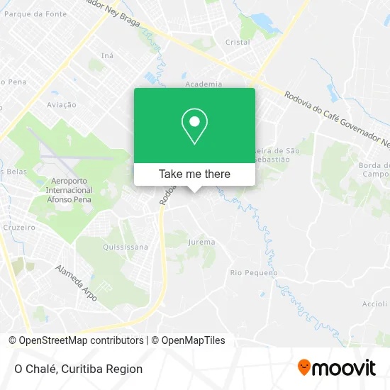 O Chalé map