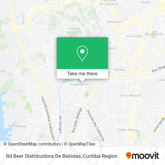 Rd Beer Distribuidora De Bebidas map