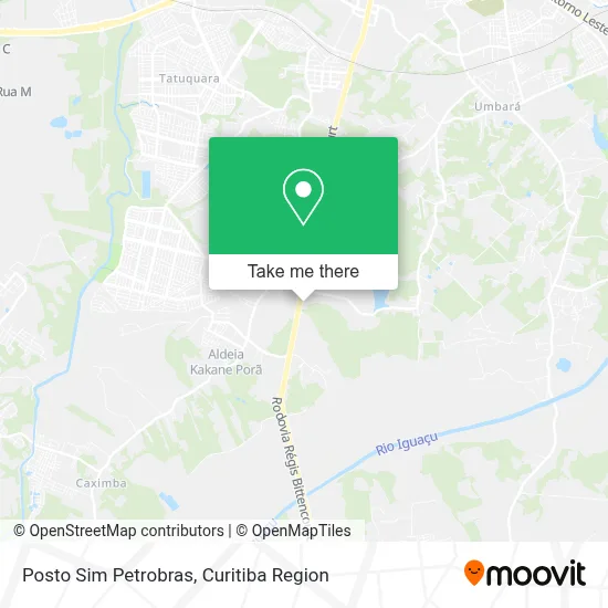 Posto Sim Petrobras map