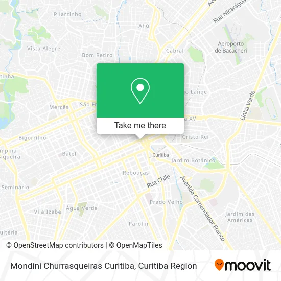 Mondini Churrasqueiras Curitiba map