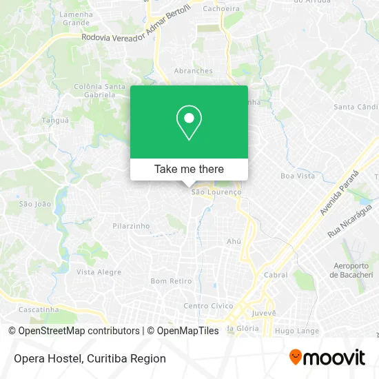 Opera Hostel map