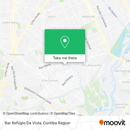 Bar Refúgio Da Viola map