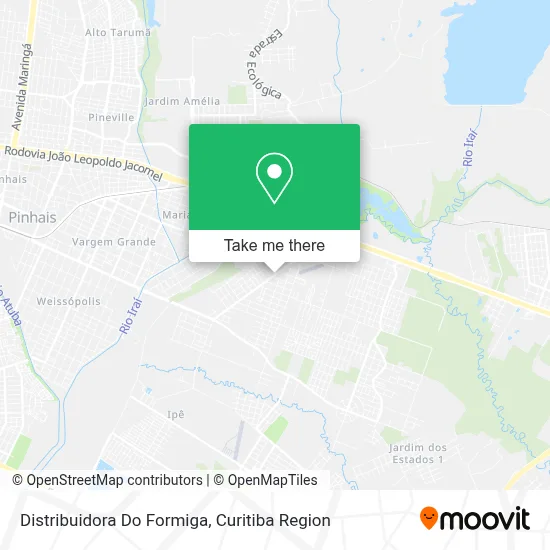 Distribuidora Do Formiga map