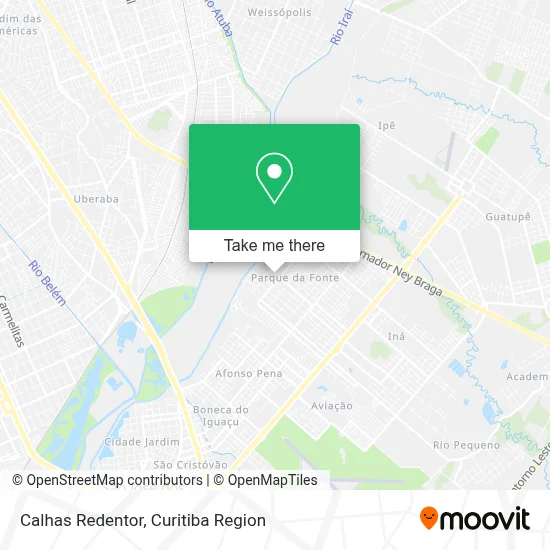 Calhas Redentor map