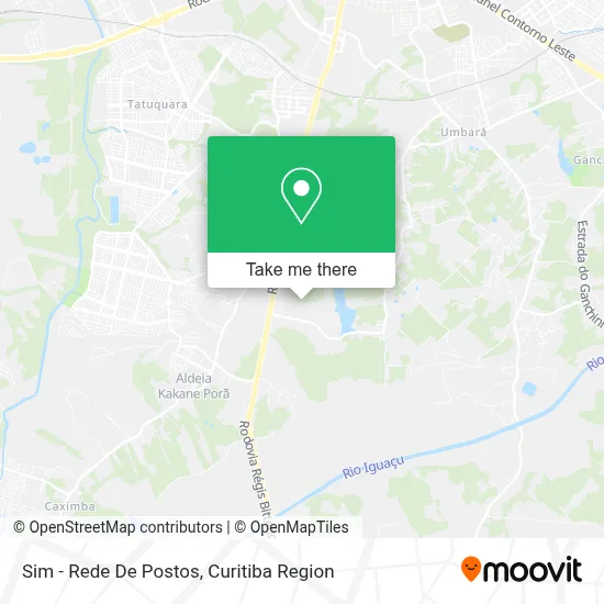 Sim - Rede De Postos map