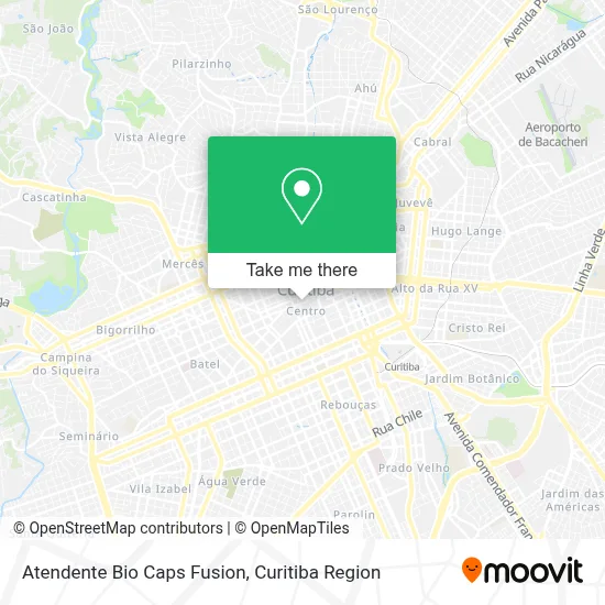 Atendente  Bio Caps Fusion map