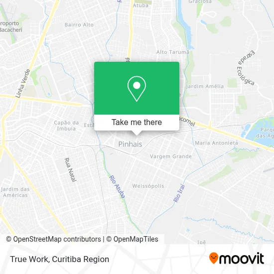 True Work map