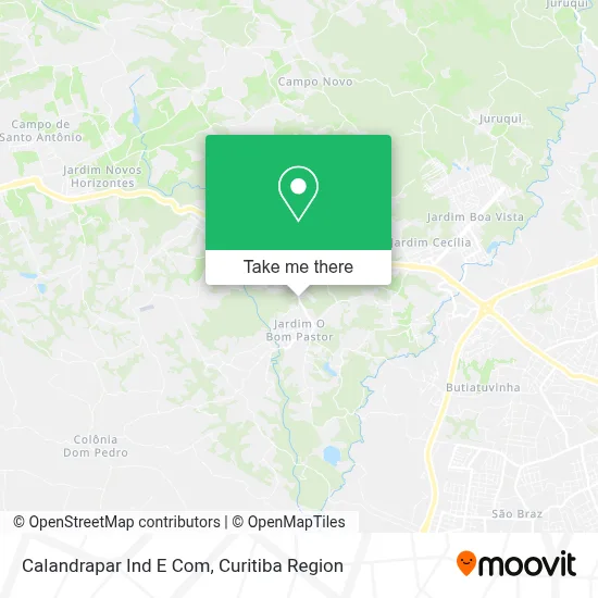 Calandrapar Ind E Com map