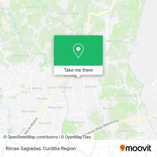 Rimas Sagradas map
