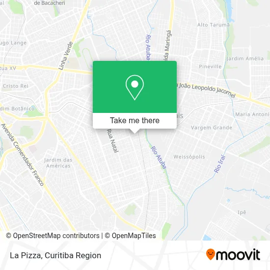 La Pizza map