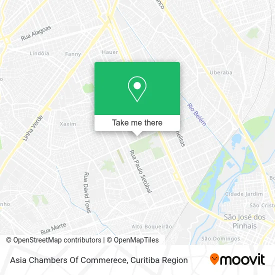 Asia Chambers Of Commerece map