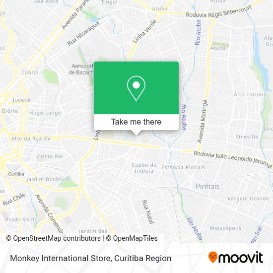 Monkey International Store map