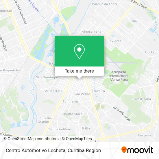 Centro Automotivo Lecheta map