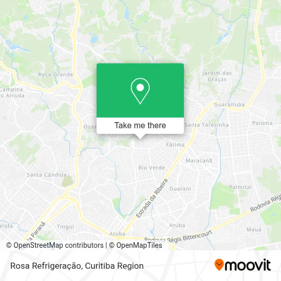 Rosa Refrigeração map